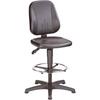 Work revolving chair Unitec 3 with gliders and foot rest